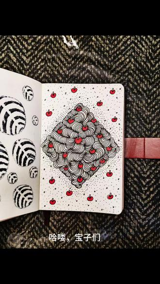 第24幅|挑战100幅禅绕画第24幅~今天平安夜哦,宝子们有没有吃苹果呢?祝宝子们平安喜乐,万事如意,心想事成,百事从欢。#绘画 #禅绕画#临摹#解压#跟着抖音学绘画