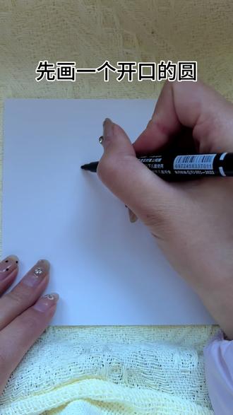 沉浸式画画|超简单的小猫画法🐱#一学就会的简笔画 #简笔画 #创意简笔画 #简笔画教程 #马克笔绘画