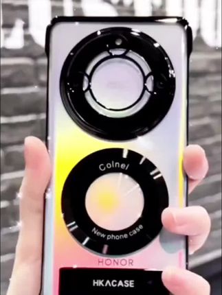适用荣耀x70/x70i/x60系列高级感电镀无边框磁吸贴电镀支架手机壳#新款手机壳 #爆款手机壳 #创意手机壳 #高级感手机壳 #手机壳推荐