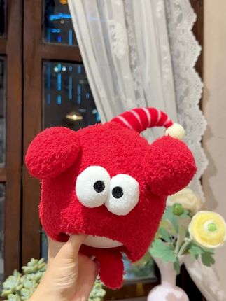 搞怪又萌趣的加绒加厚护耳帽。 #儿童帽子 #宝宝帽子 #婴儿帽子 #宝宝帽子保暖 #宝宝护耳帽