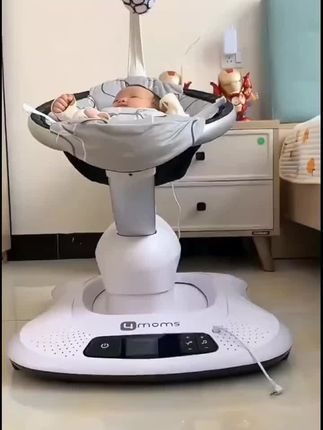 哄娃神器婴儿摇摇椅新生儿宝宝婴儿电动摇篮床带娃睡觉安抚椅躺椅#摇摇椅