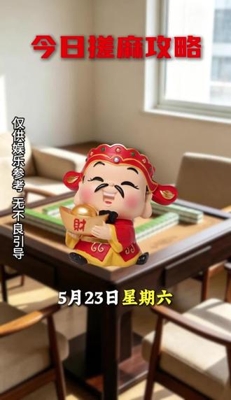 5月23日麻将攻略指南来了#麻将知识分享 #麻将新玩法 #麻将三十六计 #麻将哲学