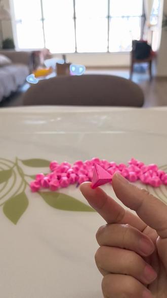 三角包也叫小粽子是这样折的#手工diy #风铃#三角包#教程#分享