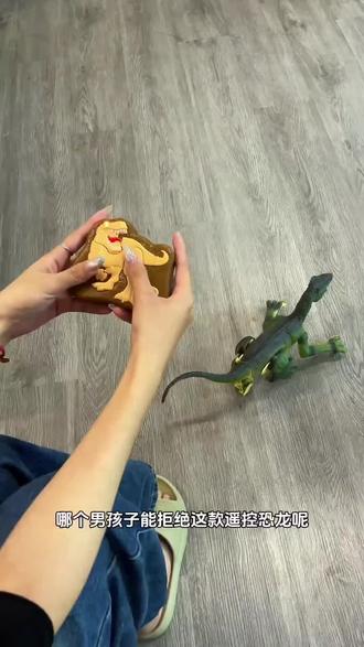 #我要上热门 儿童遥控恐龙玩具仿真动物会走路大号电动霸王迅猛龙男生生日礼物#恐龙玩具 #儿童玩具 #模型玩具 #恐龙世界