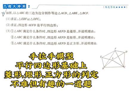 #初中数学 #八下数学 #平行四边形
平行四边形,菱形,矩形,正方形的性质和判定都需要牢记