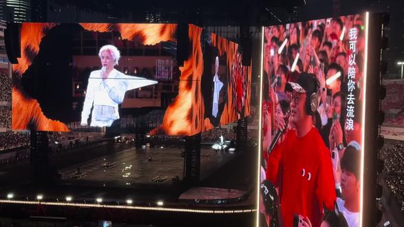 羡慕了,点歌环节点到自己喜欢的歌🎤 #薛之谦演唱会#薛之谦万兽之王演唱会 #陪你去流浪 #点歌环节