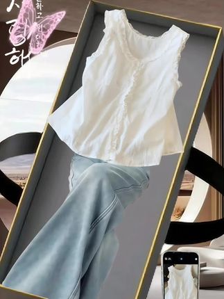 #突然get到女装流行无袖的原因了 #韩系穿搭 #纯欲风 #穿搭分享 #夏日穿搭 @抖加🔥上热门🔥dou+🔥热点宝 @DOU+上热门