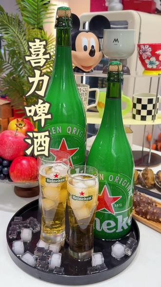 喜力1.5L荷兰进口香槟瓶型啤酒光瓶版 #喜力啤酒