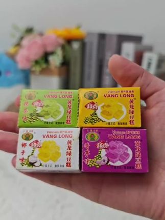 越南进口传统糕点 黄龙绿豆糕营养小零食#传统怀旧#儿童零食 #零食分享 #童年零食 #童年记忆小零食