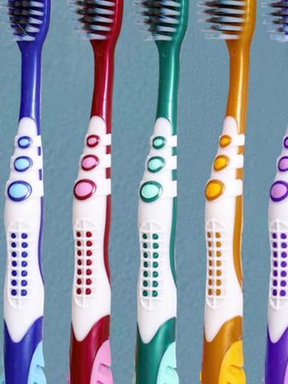 三笑美洁中硬毛牙刷高端成人高档独立包装高密中#牙刷硬毛#独立包装#牙刷