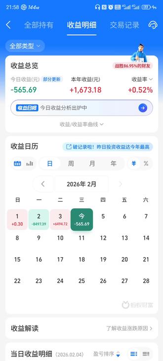 #基金 #理财 现在白天看不到实时估值了,以后每天开盲盒😂