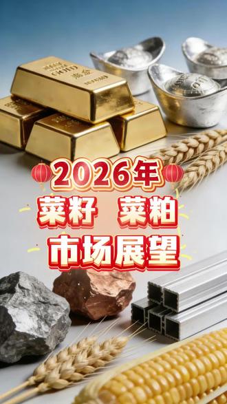 2026年菜籽菜粕市场展望 2026年,供给将呈现“全球宽松,国内偏紧”的分化态势,因此菜系价格上下方或均受限。