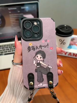 姐妹们,要每天开心哦#这个手机壳真的长在我心巴上了 #挂绳手机壳推荐 #这也太好看了 #仙女必备 #手机壳
