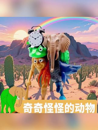 大号通通通木棍人融合版手办公仔外国ai山海经模型摆件儿童玩具#山海经融合兽 #山海经手办 #山海经神兽 #儿童手办玩具 #手办模型