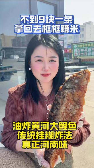 不到9块的油炸大鲤鱼你们用过吗?传统河南味#宴会酒店 #流动包桌 #我为家乡农产品代言 #餐饮行业的女人