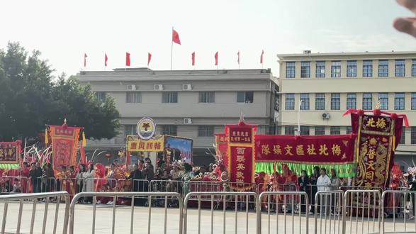 #初三 最后一天的“老热”不能错过,不亏是潮汕非遗,确实很震撼#醒狮表演 #非遗研学 #英歌舞