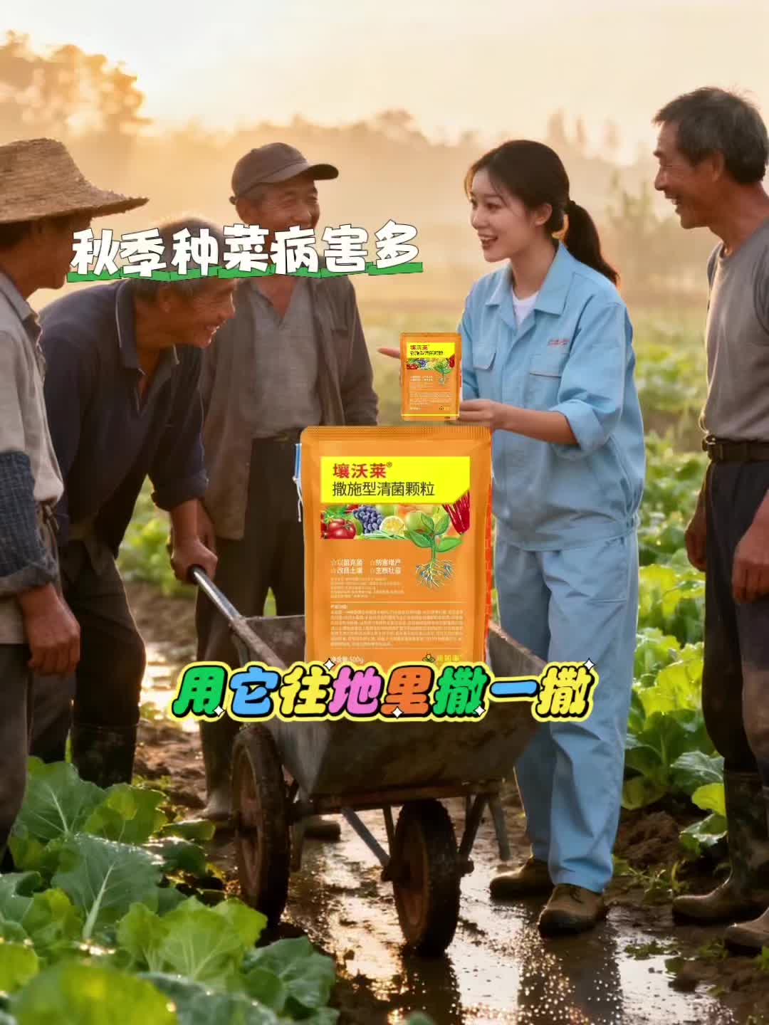 壤沃莱·撒施型病菌颗粒 家人们,壤沃莱·撒施型病菌颗粒来了,果园.茶园.菜地都可以使用#三农 #农业种植 #助力三农 #关注三农