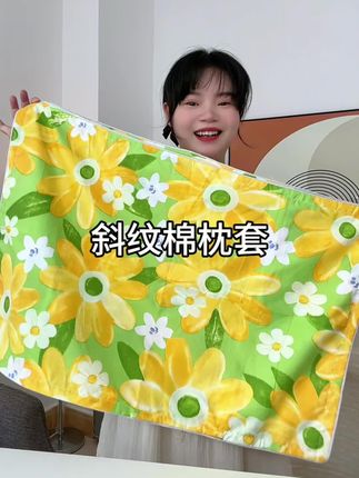 一对枕套价格超合适#枕套 #斜纹棉枕套 #一对枕套 #超便宜超划算