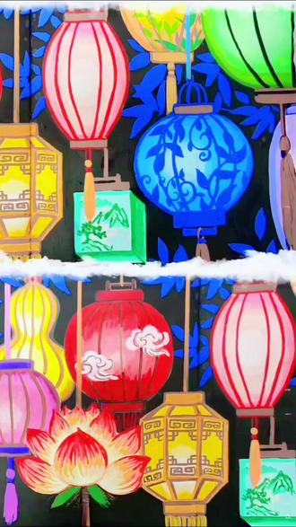 #没点艺术细胞刷不到 #画画我是认真的 #零基础学画画 #绘画教程 #年画 叮!小可爱上线了~