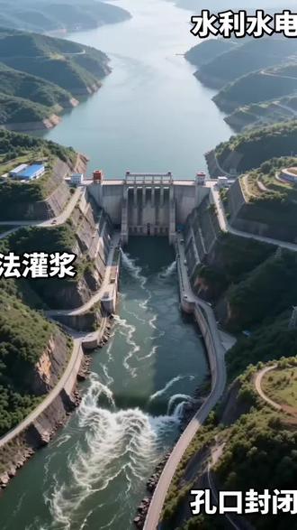 帷幕灌浆(curtain grouting)是将浆液灌入岩体或土层的裂隙、孔隙,形成连续的阻水帷幕,以减小渗流量和降低渗透压力的灌浆工程。
帷幕灌浆在闸坝的岩石或砂砾石地基中采用灌浆建造防渗帷幕的工程。帷幕顶部与混凝土闸底板或坝体连接,底部深入压力。
孔口封闭灌浆法
孔口封闭灌浆法,是帷幕灌浆里最常用、自上而下分段施工的一种工艺,核心特点:
1. 先在钻孔孔口预埋孔口管,牢牢固定、密封孔口,防止灌浆时返浆、冒浆。
2. 施工顺序:自上而下,分段钻孔、分段灌浆。
3. 每一段灌浆时,都不用在孔内下栓塞,而是直接在孔口装封闭器封住孔口,进行有压灌浆。
4. 上段灌完,再往下钻下段,继续用孔口封闭器灌浆,依次往下,直到设计深度。
优点
- 自上而下施工,能尽早封闭上部裂隙、漏水量大的岩层,防渗效果好。
- 不用反复下放、提升孔内栓塞,工序简单、工效高。
- 灌浆压力可控,适合岩石地基帷幕灌浆、固结灌浆。
孔口封闭灌浆法 = 自上而下分段钻孔灌浆 + 全程只用孔口封闭器封孔、不用孔内栓塞的帷幕灌浆工艺。