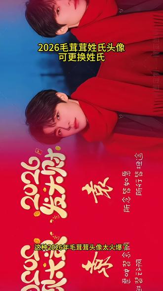 2026年毛茸茸姓氏头像制作方法来喽#姓氏头像#头像设计 #头像制作 #头像#头像定制