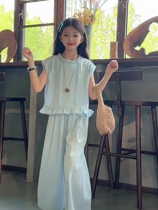 买了买了,就一个女儿,别人有的咱们也得有,反正又不贵,夏季气质套装#夏季穿搭 #高品质童装 #女童套装夏季