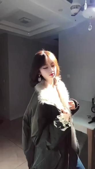 QIUYIDAODI冬季韩版座山雕巴恩风棉服外套派克服加厚保暖毛领棉袄