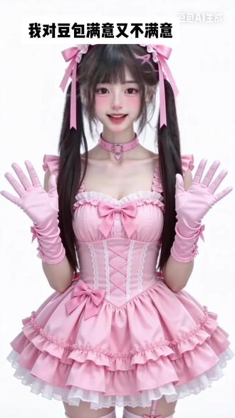 又傻又萌#颜色变装 #豆包AI #双马尾 #甜妹