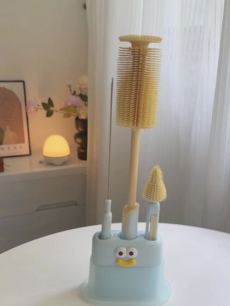 但凡早入手这款#千毛奶瓶刷 也不至于乱七八糟买一堆 浪费钱不说奶瓶还洗不干净#奶瓶刷套装 #硅胶奶瓶刷