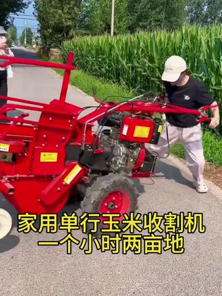 单行玉米收割机#农机人 #一机多用省时省力省人工 #三农 #抖音助农