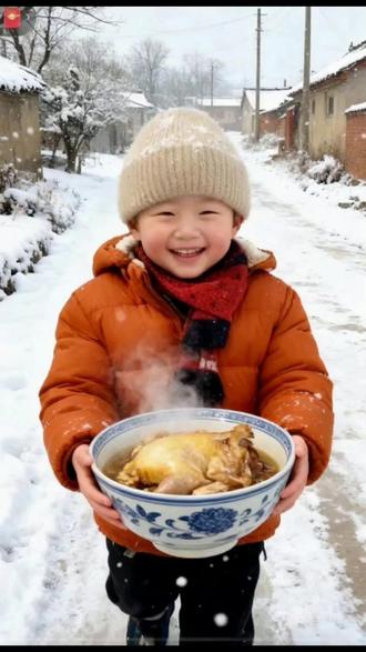 奶奶好,你的小孙子给你送鸡肉来了#祝奶奶身体健康 #祝奶奶健康长寿