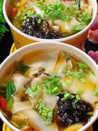 酸汤面 烩面片来了家人们 快看过来啊