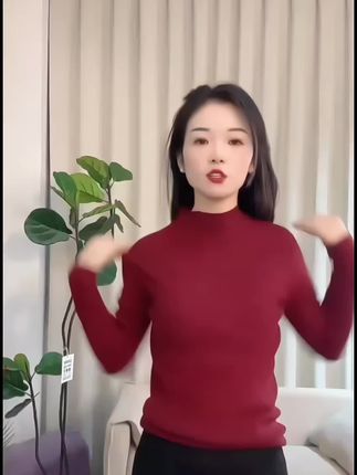 【2025精纺美丽诺羊毛长袖一线成衣无缝款时尚针织衫打底内搭羊毛衫】