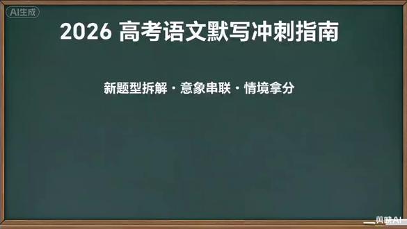 2026年全国高考语文默写的新趋势,这些变化你该不会不知道吧 #高中语文#理解默写 #高中学生#语文学习方法