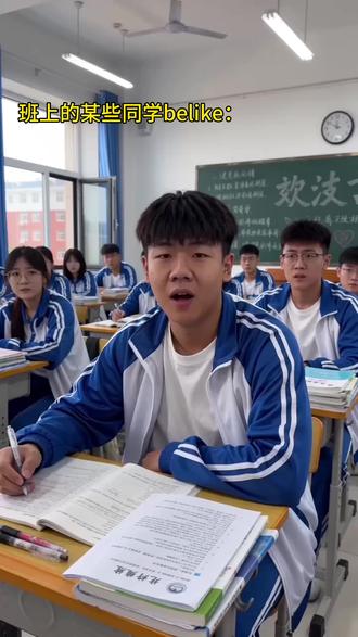 班上的某些人belike:丨原创@予棠 #ai #学生时代 #ai浪潮创作计划