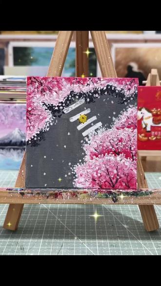 春天的浪漫一半来自花开,另一半来自发芽🌹🌹
一幅浪漫的春日樱花送给大家,一起去画里感受樱花的浪漫吧😘😘 喜欢的小伙伴也可以一起画哦 欢迎大家评论区交作业🥰🥰#是谁打翻了大自然调色盘 #跟着抖音学画画 #带你走进画里 #樱花 #画画其实很简单 @抖音小助手