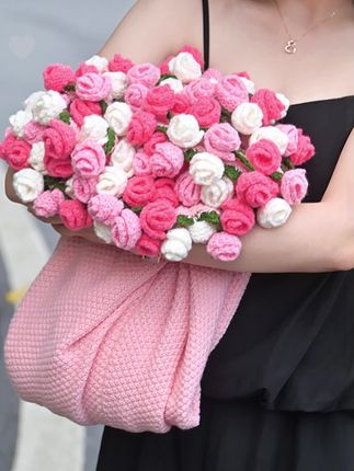 【成品】可变花束毯子成品免手工毛线钩织玫瑰花束送女友浪漫礼物#花束 #花束毯子 #毯子#手工编织 #手工diy