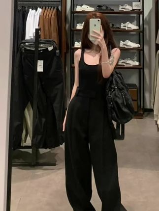 又美又辣的大露背背心,版型巨显瘦百搭#吊带背心 #辣妹穿搭 #可外穿高级背心推荐 #美背杀 #内搭外穿都好看