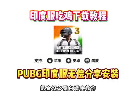 《橙子精选》火爆全网的吃鸡印度服下载教程它来了#和平精英印度服 #pubg #吃鸡