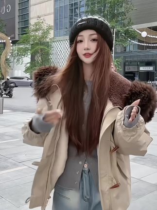 #韩式穿搭 #大码穿搭 #梨形身材穿搭 #慵懒风穿搭 #羽绒服穿搭