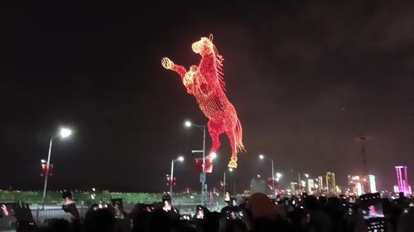 广东潮汕,30万人,十个大场地,大型烟花秀,价值1500万