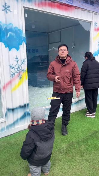 南方小土豆在梅花山见到了真企鹅🐧#梅花山 #梅花山南国雪乡 #南国雪乡 #亲子游玩好去处 #我为家乡代言