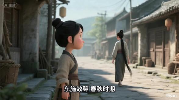 成语故事:东施效颦#成语故事#寓言故事 #儿童绘本#绘本故事#热门