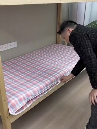 孩子早上起来不用整理床单了,这款床罩方便#学生党好物推荐