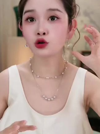 丽沁 925银耳饰 曼塔玫瑰紫珠星星锆石流苏耳钩气质经典简约耳勾#耳环 #银耳饰 #简约耳饰 #流苏耳钩 #气质耳环
