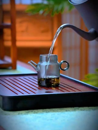 迷你小茶壶功夫茶壶一人用泡茶壶耐热玻 璃一壶一杯泡茶器 #茶具#小茶壶 #泡茶壶 #茶生活#茶具