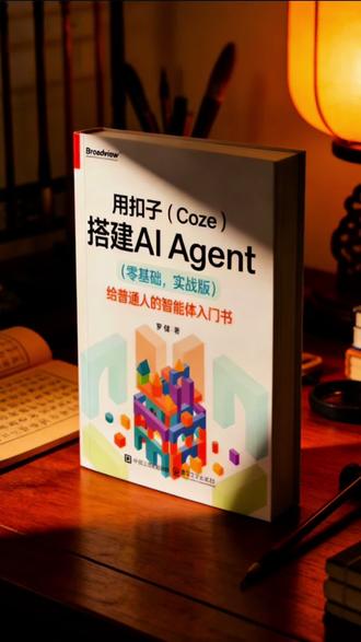 强烈推荐这本《用扣子搭建AI Agent》实战神书!简直太炸了,早学早享AI时代红利!普通人也能做AI智能体!#coze #智能体 #扣子