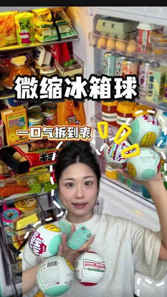 到底是哪个幸运儿抽到了小布丁?微缩迷你冰箱太好玩了!