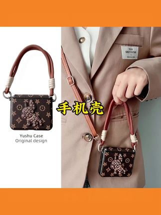 潮牌老花法斗犬适用于华为purax手机壳Pura X折叠屏保护套pocket2#手机壳 #手机壳手机壳 #手机壳推荐