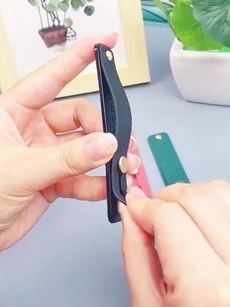 行川手机支架推拉式指环扣 可伸缩简约纯色壳环扣背贴tpu腕带支架#懒人手机支架 #手机支架 #推拉式手机支架